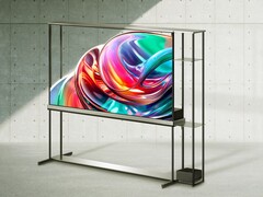 LG Signature OLED T 可以在透明和不透明模式之间切换。(图片来源：LG）