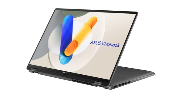 华硕 Vivobook 16 Flip 采用 Lumina OLED 显示屏。(图片来源：华硕）