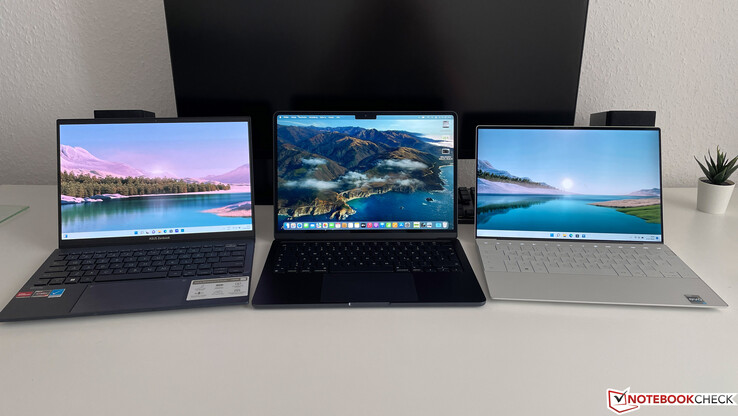 华硕Zenbook S 13 VS.Apple MacBook Air M2 VS. Dell XPS 13 Plus