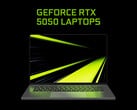 据报道，Nvidia RTX 5050 笔记本电脑 GPU 将不会取代其前代产品（图片来源：Nvidia - 已编辑）