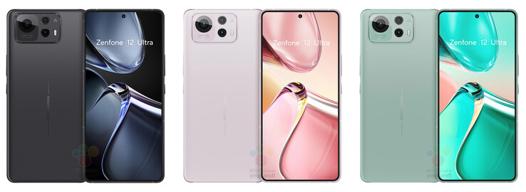 泄露的 Zenfone 12 Ultra 颜色选择（图片来源：Roland Quandt）