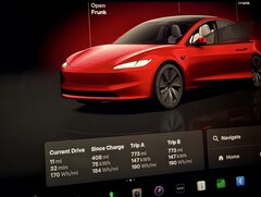 特斯拉 Model 3 Long Range RWD 于今年早些时候发布，售价 42,490 美元，标称续航里程为 363 英里（图片来源：@dkrasniy via X/Twitter）