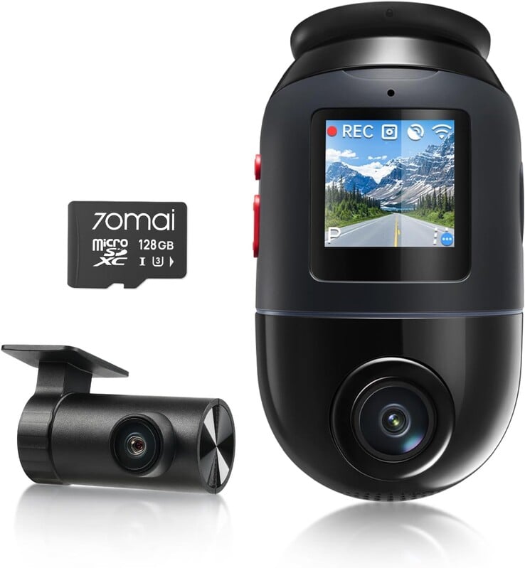 70mai 4K Omni Dash Cam 具有内置 GPS 和路线跟踪功能（图片来源：70mai）