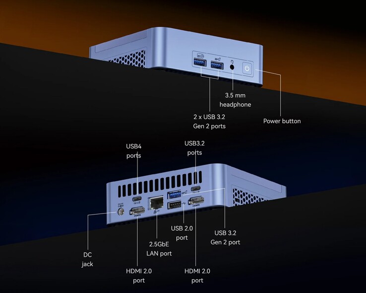 Geekom AX8 Pro 的连接性（来源：Geekom）