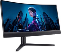 凭借 Mini LED 背光区，Predator X34 V3 在 HDR 模式下可提供高达 1,000 尼特的亮度。(图片来源：宏碁）