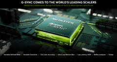 Nvidia G-Sync 现在可以直接在联发科显示器扩展器上运行，无需专用模块。(图片来源：Nvidia）