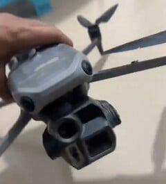 多位泄密者提供了 Mavic 4 Enterprise 的第一手资料。(图片来源：via @OsitaLV）