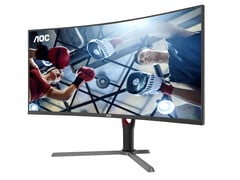 AOC 最新推出的 34 英寸游戏显示器采用 1440p 分辨率和 180 Hz 刷新率。(图片来源：AOC）