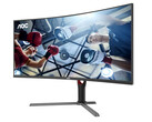 AOC 最新推出的 34 英寸游戏显示器采用 1440p 分辨率和 180 Hz 刷新率。(图片来源：AOC）