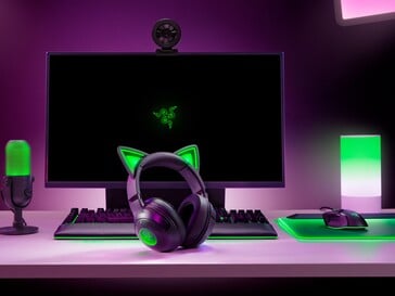 Razer Kraken Kitty V2 BT 黑色（图片来源：Razer）