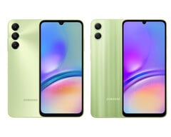 Galaxy A05s 和Galaxy A05，从左到右。(图片来源：三星）