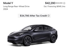 特斯拉目前提供的库存 Model Y 售价低于 3.5 万美元（图片来源：特斯拉）