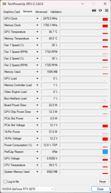 GPU-Z：NvidiaGeForce RTX 5070 Founders Edition