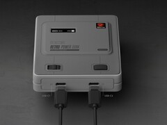 AYANEO Retro Power Bank 有一种以 SNES 为灵感的外观。(图片来源：AYANEO）