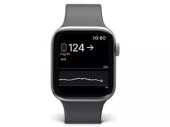 Apple 手表用户在使用 Dexcom 设备时已经可以跟踪自己的血糖水平。(图片来源：Dexcom）