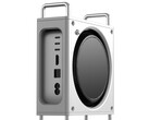 用于 M4 Mac Mini 的 Zeera Macforge 保护壳设计与 Mac Pro 相似。(图片来源：Zeera）