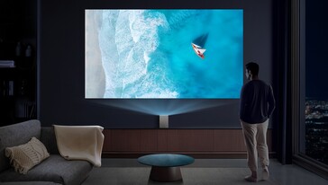 LG CineBeam S 4K 超短焦投影仪。(图片来源：LG）