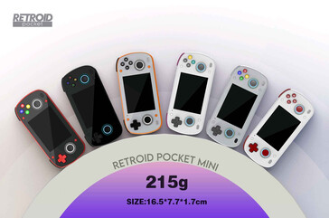 Retroid Pocket Mini 的旧颜色。(图片来源：Retroid）