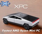 Xyber XPC Mini PC 安装在特斯拉 Cybertruck 复制品中。(图片来源：Xyber）