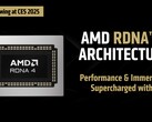 AMD RDNA 4 在 2025 年 CES 上预览。(图片来源：AMD）