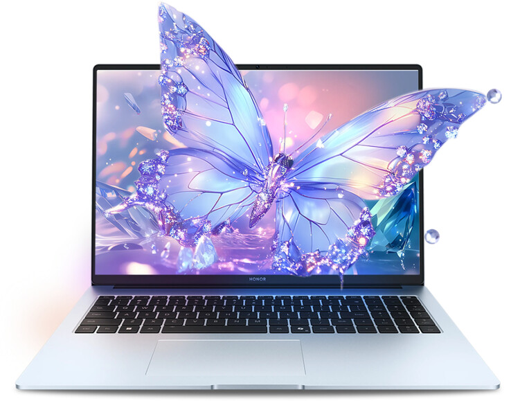 MagicBook X16 Plus 2025 配备了数字键盘，与许多同类 16 英寸笔记本电脑不同。(图片来源：Honor)