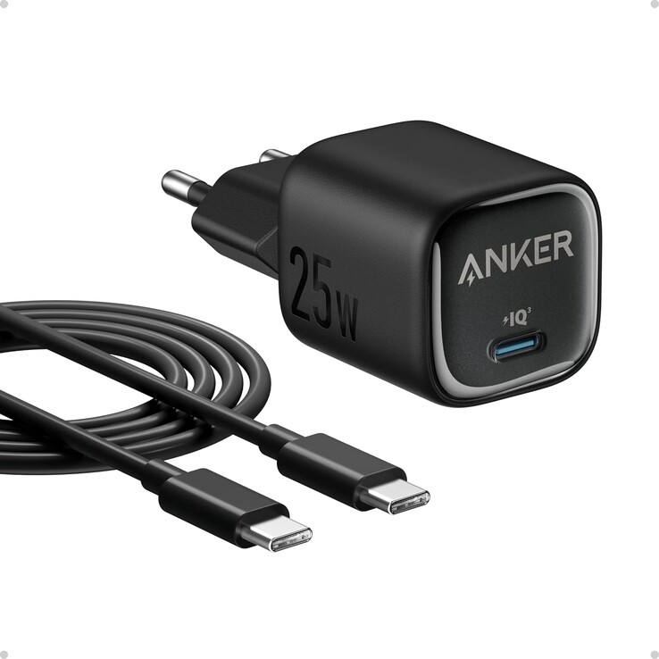 Anker 充电器（25 瓦，紧凑型）。(图片来源：Anker）