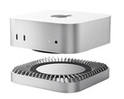 RayCue 的新 Mac mini 底座为更快的外置固态硬盘更换了端口。(图片来源：RayCue）