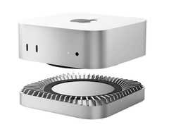 RayCue 的新 Mac mini 底座为更快的外置固态硬盘更换了端口。(图片来源：RayCue）