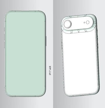 Apple iPhone 17 Air CAD