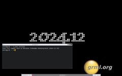 Grml 2024.12 fluxbox 桌面（图片来源：Grml.org）