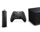 Fire TV Stick 4K Max（第一代）和 Fire TV Cube（第三代）的用户现在可以安装 Xbox 应用程序进行云游戏。(图片来源：亚马逊和 Xbox - 已编辑）