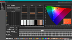 校准后的 ColorChecker