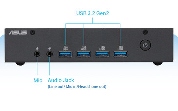 标准配置中没有 USB-C。(图片来源：华硕）