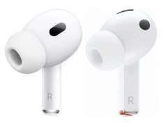 左：Apple AirPods Pro（第二代）| 右：SamsungGalaxy Buds 3 Pro（图片来源：Apple, Samsung）