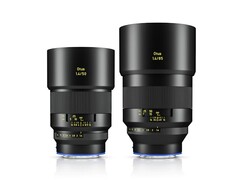 蔡司 Otus ML f1.4 50mm 和 85mm 系列（图片来源：蔡司）