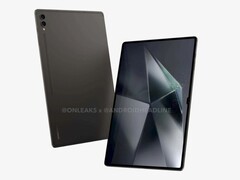 三星Galaxy Tab S10 Ultra 泄露渲染图（图片来源：@Onleaks x @AndroidHeadline）