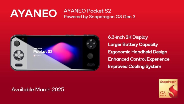 Ayaneo Pocket S2（图片来源：高通公司）