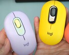 与其他三种选择一样，罗技的 Pop 无线鼠标也有多种颜色可供选择（图片来源：Box.co.uk on YouTube）