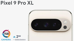 谷歌 Pixel 9 Pro XL 显示屏得分第一（图片来源：谷歌和 DxOMark - 已编辑）