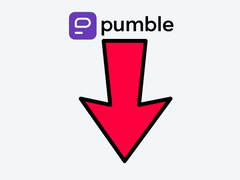 Pumble 崩溃了大约一个小时（图片来源：Pumble，有编辑）