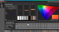 校准后的 ColorChecker