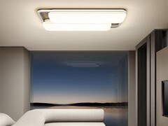 用于客厅的小米米家智能吸顶灯Pro的输出功率为140W，最大亮度为10000流明。(图片来源：小米)