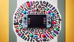 任天堂 Switch 2 似乎将在很大程度上依赖磁铁来固定 Joy-Con 控制器。(图片来源：DALLE3 生成的图片）