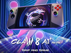 Claw 8 AI+ 是目前少数配备 8 英寸显示屏的游戏掌上电脑之一。(图片来源：微星科技）