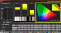 Colorchecker （出厂配置文件，P3）