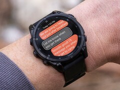 Garmin Fenix 8 和相关智能手表在最新的测试版更新中增加了键盘工具。(图片来源：Garmin）