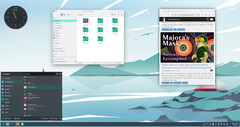 Manjaro 24.0 &quot;Wynsdey &quot;桌面（图片来源：GamingOnLinux）