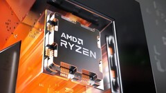 Ryzen 7 9700X 的基本时钟频率和提升时钟频率分别为 3.8 GHz 和 5.5 GHz。(图片来源：AMD）