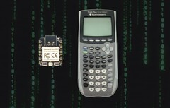 TI-84 + ESP32 = 魔术（图片来源：ChromaLock on YouTube）