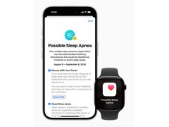 Apple 手表上的睡眠呼吸暂停检测功能已于今年 9 月初获得 FDA 批准。(图片来源：Apple)